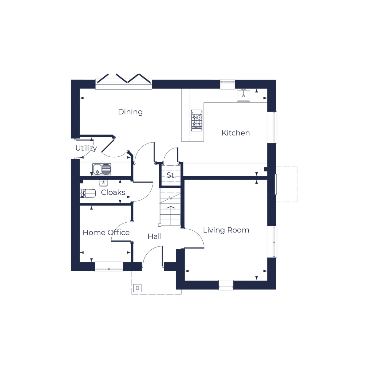 The Darwin Floorplan | Ground Floor